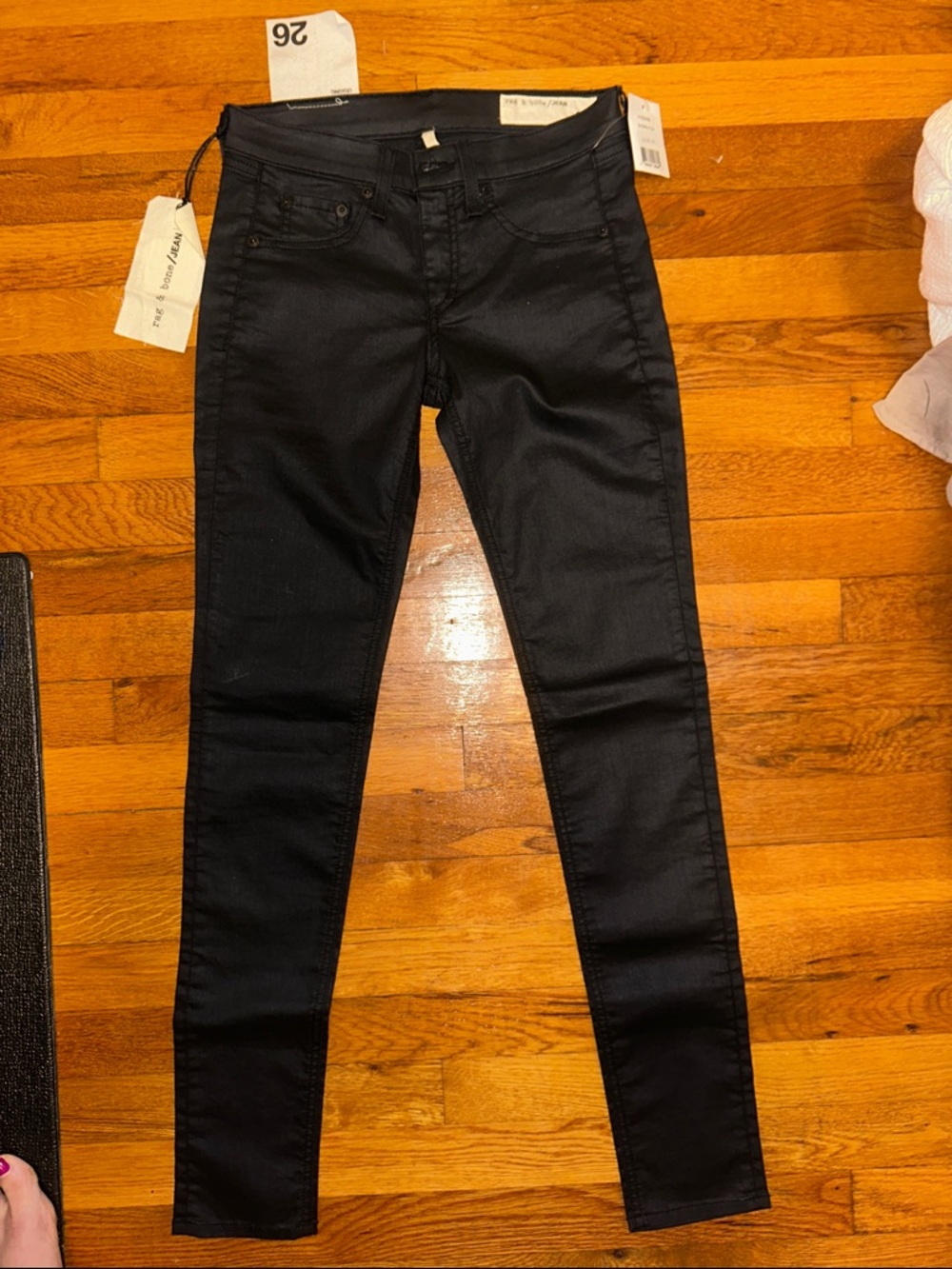 rag & bone Black Skinny Jeans